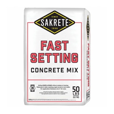 Sakrete 50LB Fast Set Conc Mix 65305535